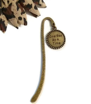 'One Day at a Time' Bronze Bookmark