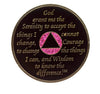 AA Medallion Glitter Pink with Pink Triangle Bling Crystals