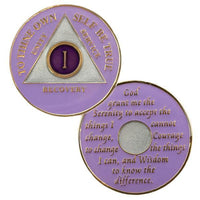 AA Medallion Lavender Coin