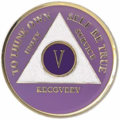 AA Medallion Lavender Coin