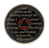 AA Medallion Red with Red Triangle Bling Crystals