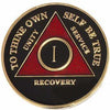 AA Medallion Black Red Coin