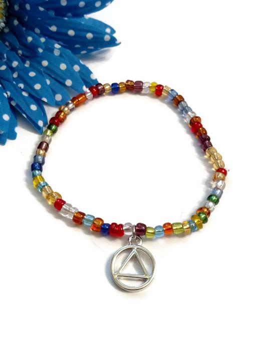 Friendship AA Bracelet with Seed Beads