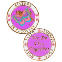 Sisters In Recovery Medallion