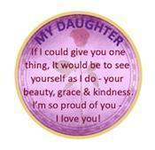 'My Daughter' Recovery Medallion