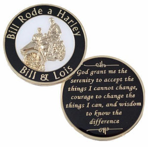 'Bill Rode a Harley' Medallion