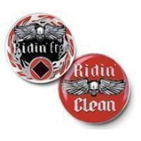 'Live to Ride, Ridin Free' AA Medallion