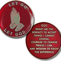 'Let Go & Let God' - Red, Black or White