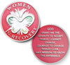 'Women in Recovery' Medallion - Turquoise, Coral or Purple